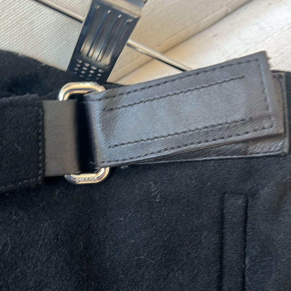 Prada Black Wool Pant Size 42 European - Picture 4 of 6